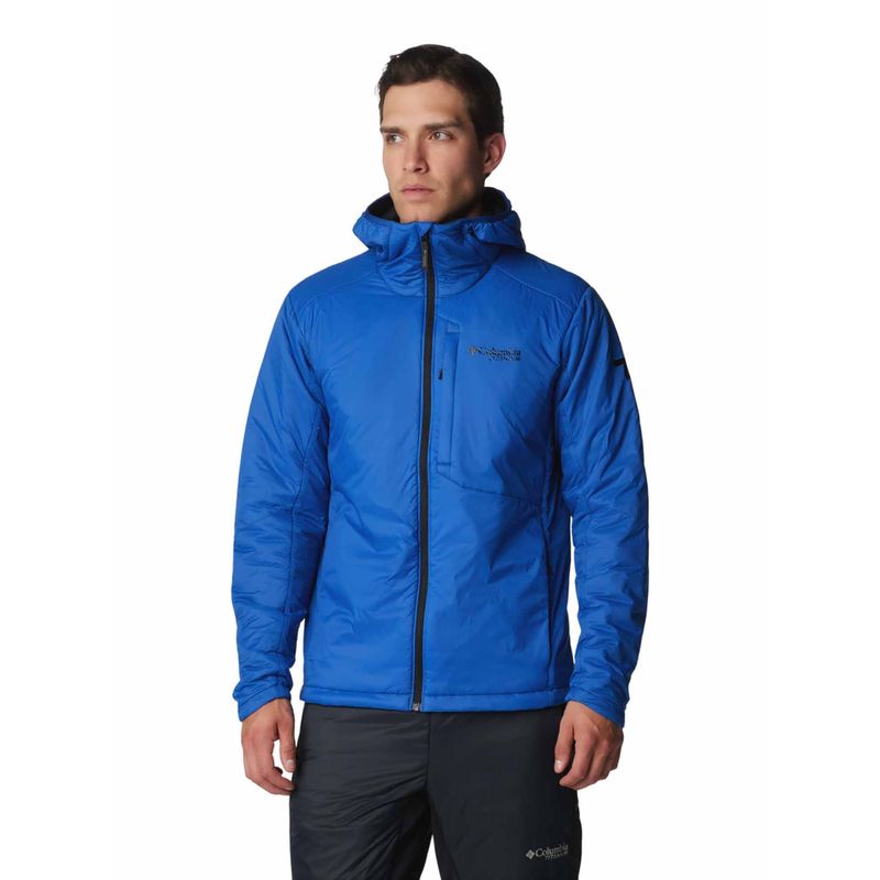 Columbia Mens Blue Omni-Shield Silver Leaf Stretch Insulated II Jacket (S)