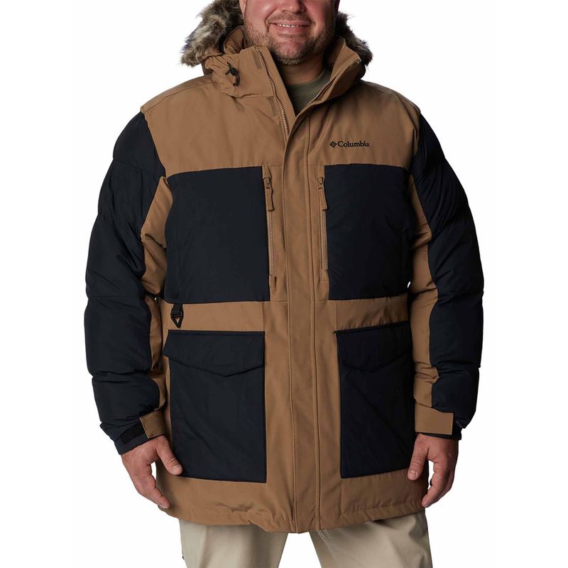 Columbia Mens Mustard Omni-Heat Infinity Marquam Peak Fusion II Parka Jacket (S)
