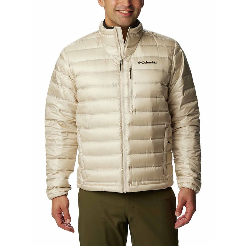 Columbia Mens Beige Omni-Heat Infinity Pebble Peak II Down Jacket (S)