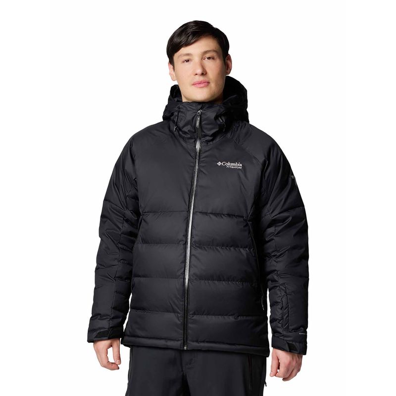 Columbia Mens Black Omni-Heat Infinity Roaring Fork II Down Jacket (XL)