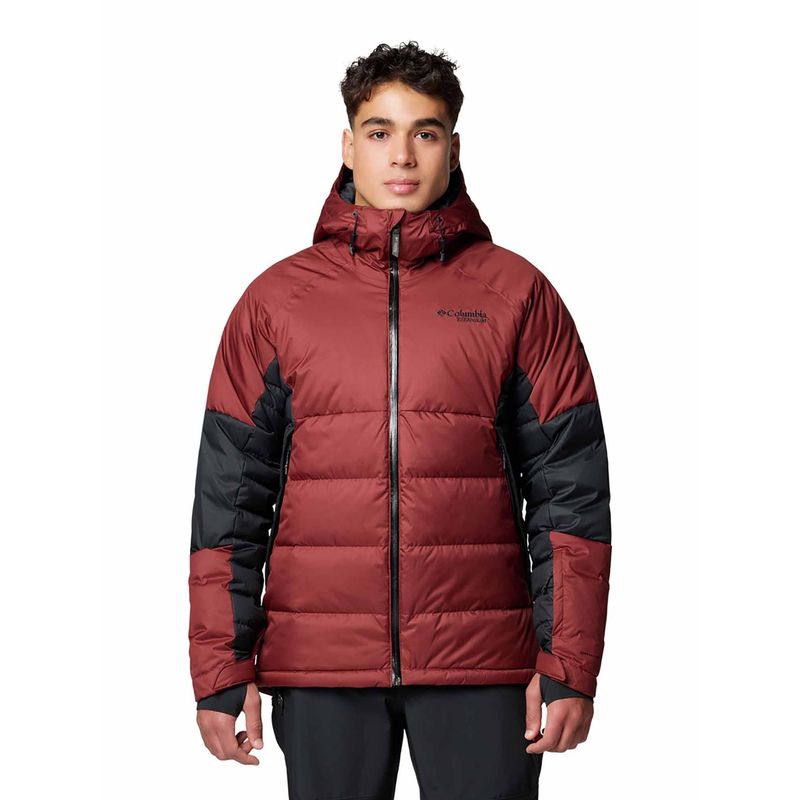 Columbia Mens Red Omni-Heat Infinity Roaring Fork II Down Jacket (S)