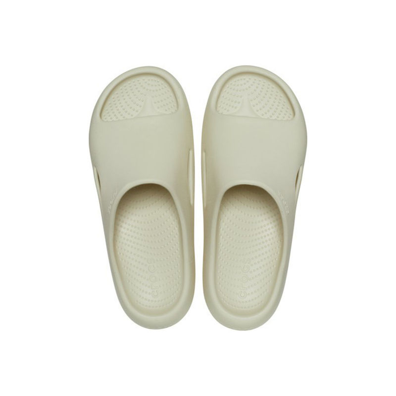 Crocs Unisex Adult Mellow Cream Sliders (UK 10)