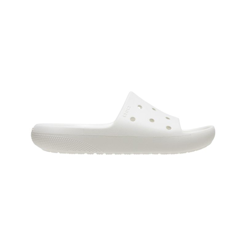 Crocs Unisex Adult Classic White Sliders (US 8)