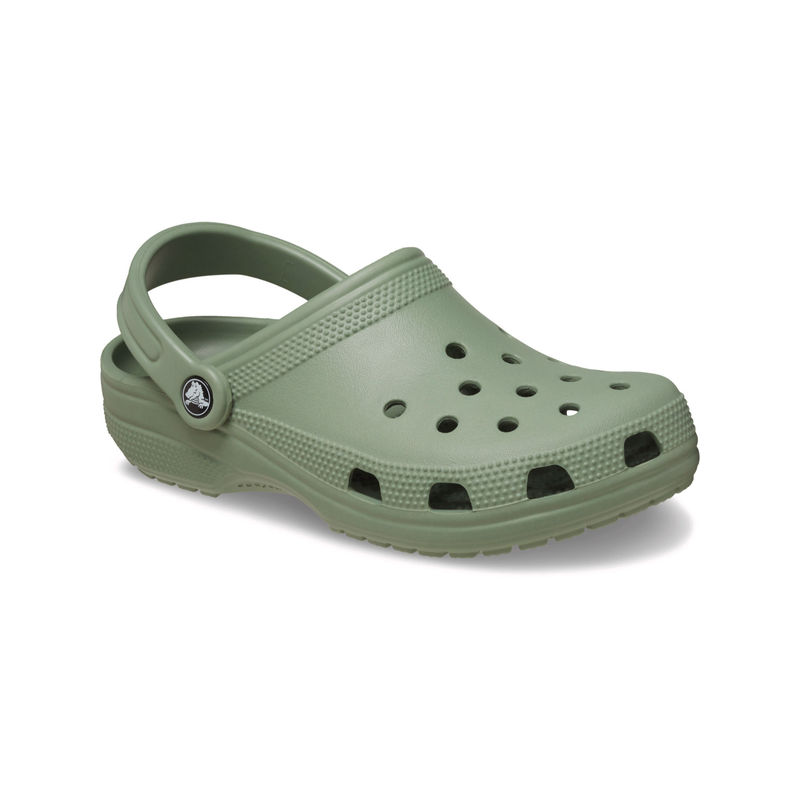 Crocs Unisex Adult Classic Clogs Moss Light Green (US 9)