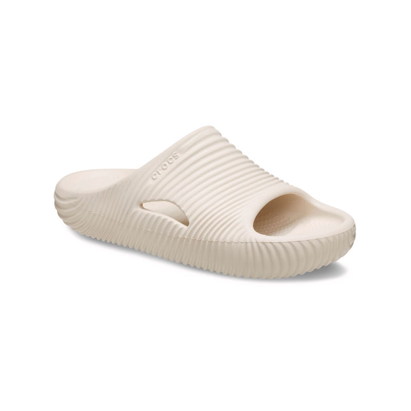 Crocs Unisex Adult Mellow Sliders Stucco Off White (US 5)