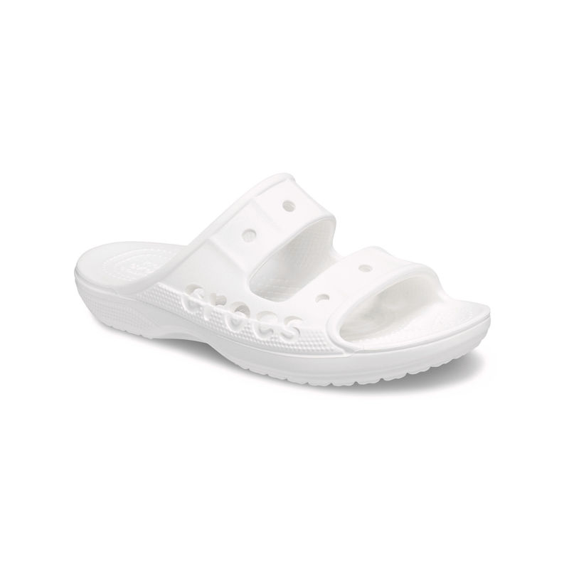 Crocs Unisex Adult Baya Sliders White (US 10)