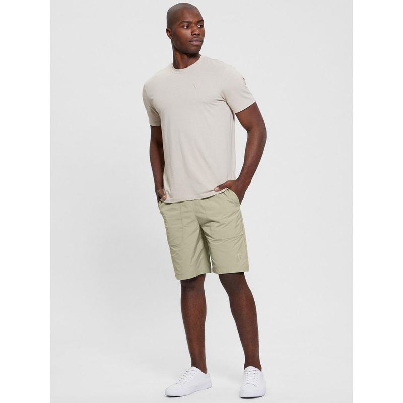 Guess Green Solid Shorts (M)