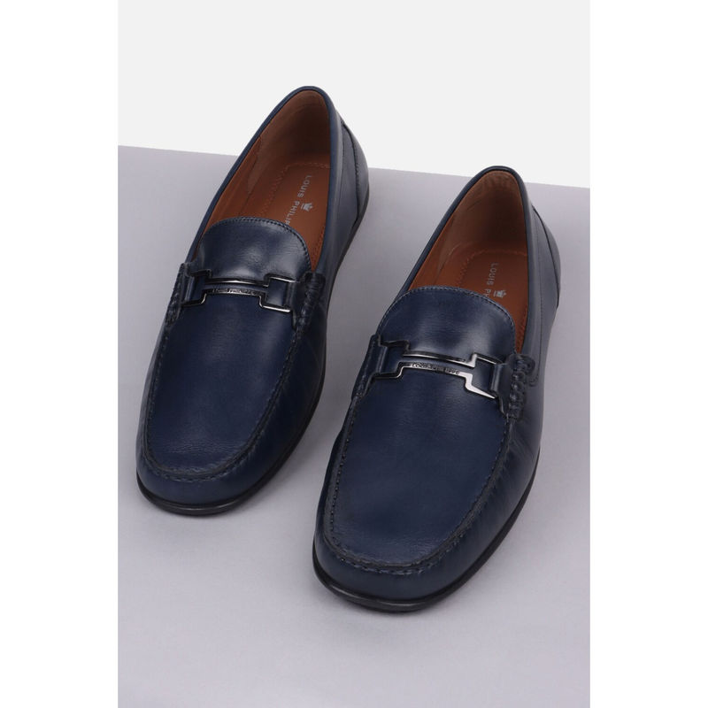 Louis Philippe Men Navy Blue Loafers (UK 11)