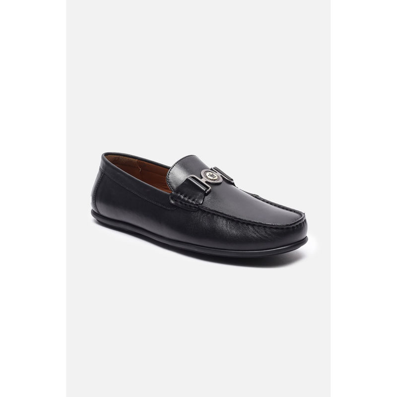 Louis Philippe Men Black Loafers (UK 8)