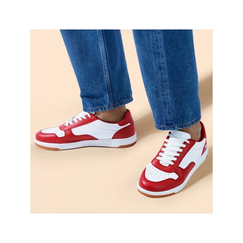 Neeman's The Hipster Sneakers - Maroon & White (UK 9)