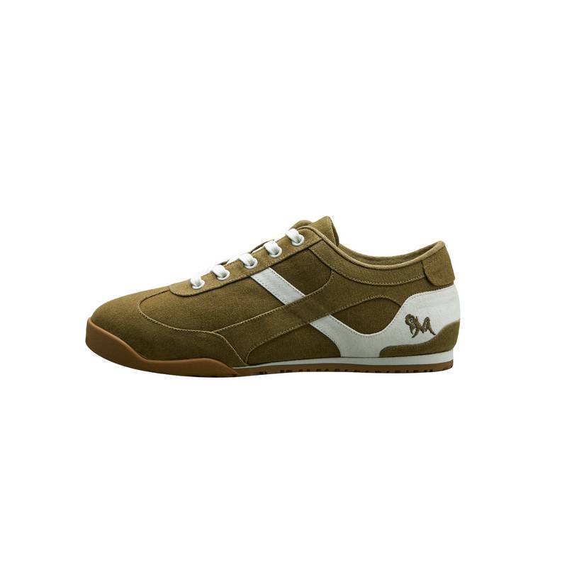 Neeman's Urban Casual Sneakers - Olive & White (UK 6)