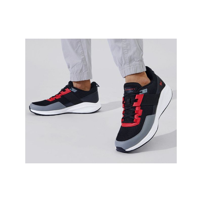 Neeman's The Exuberants Sneakers - Black & Red (UK 6)