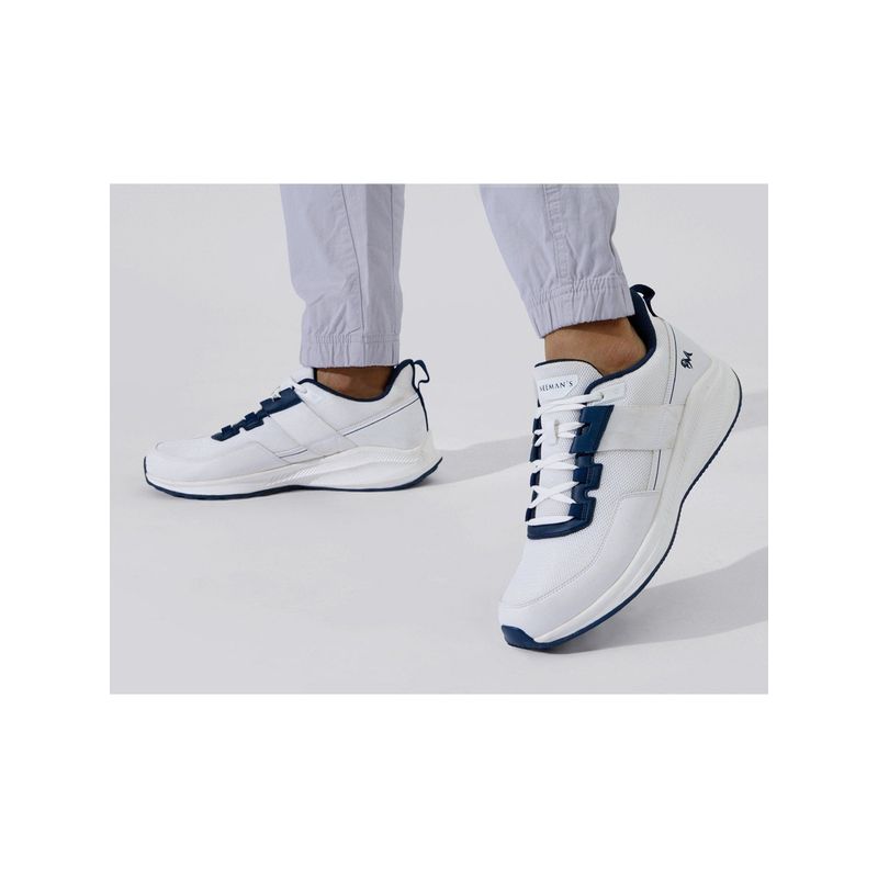 Neeman's The Exuberants Sneakers - White & Navy Blue (UK 6)