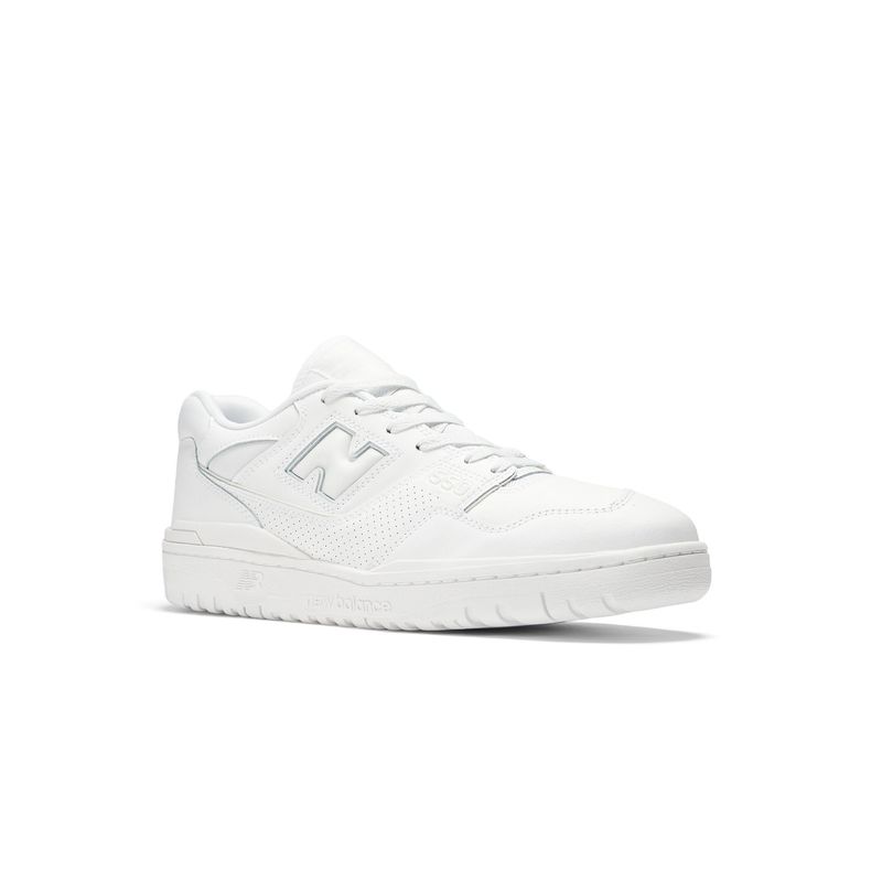 New Balance Men BB550 White Sneakers (BB550WWW) (UK 9)