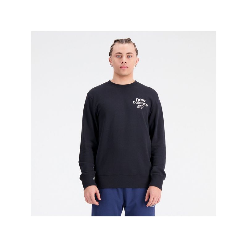 New Balance Men's Black Sweatshirt (L)