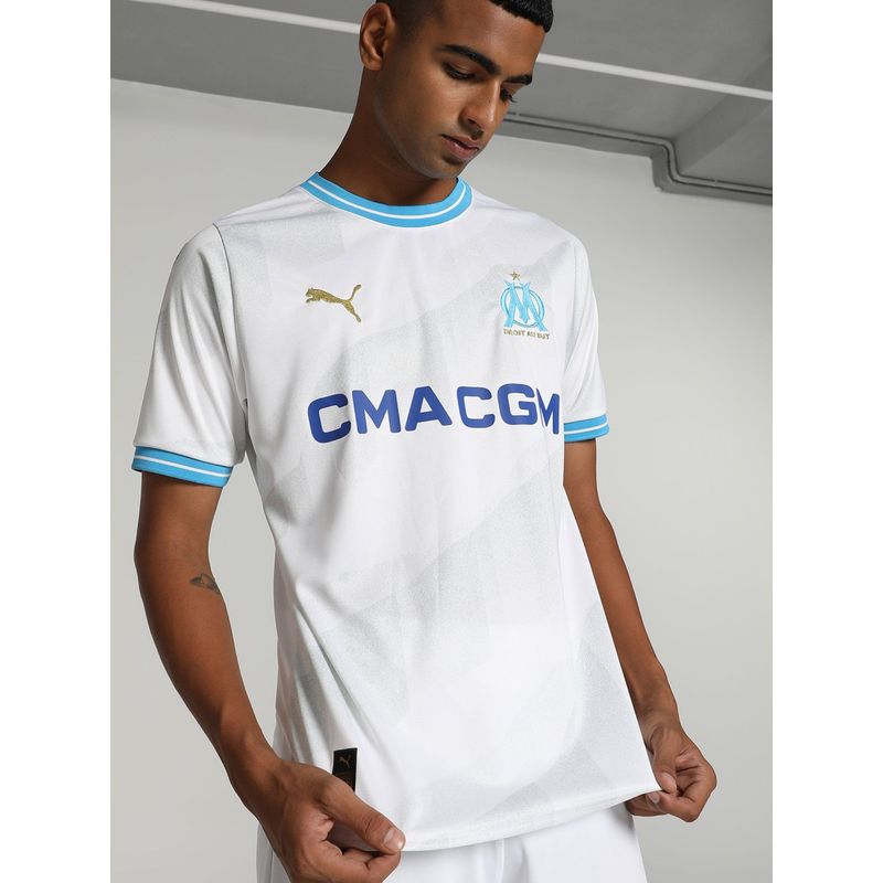 Puma OM Home Jersey Replica Men White T-Shirt (XS)