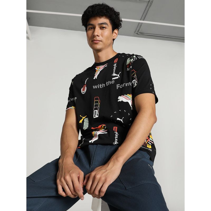 Puma CLASSICS ND LOVE Men Black T-Shirt (S)