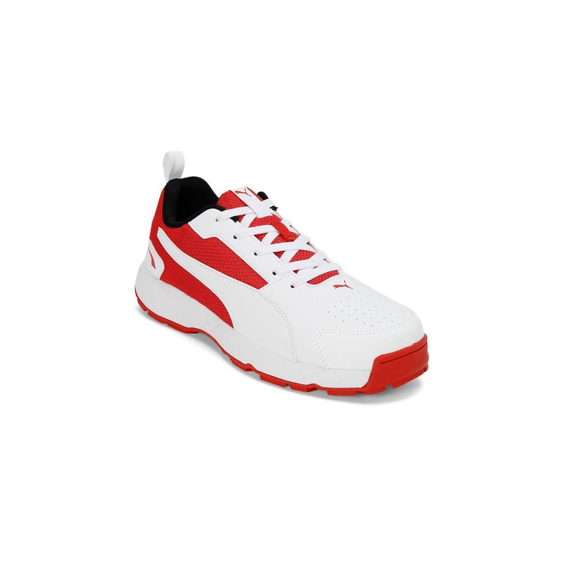 Puma Cricket Highrun Mens Red Cricket Sports Shoes (UK 12)