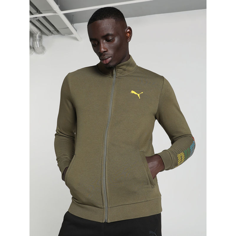 Puma Knitted 9 Men's Green Jacket (L)