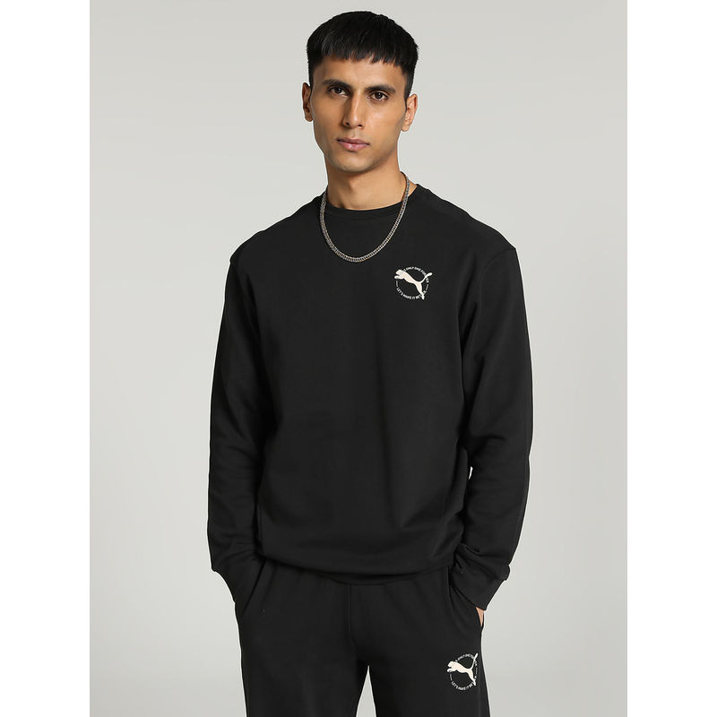 Puma Better Sportswear Crew Men's Black Sweatshirt (L)