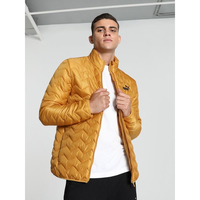 Puma Embossed Elevated Mens Yellow Jacket (M)