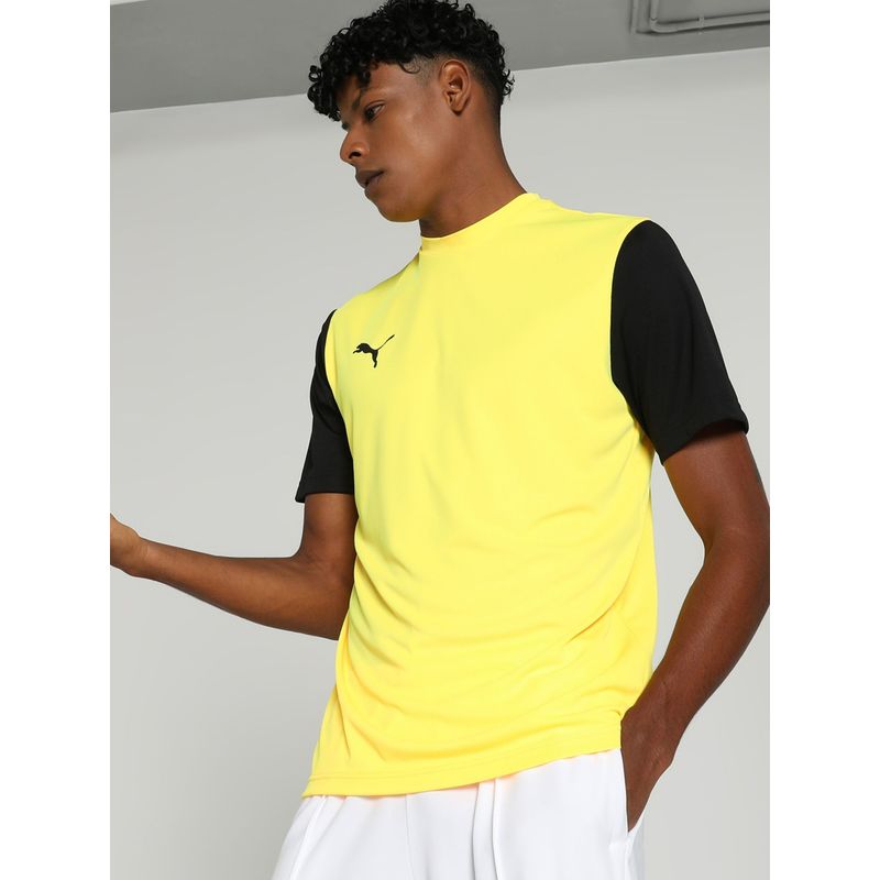 Puma Cricket Team Men Yellow T-Shirt (M)