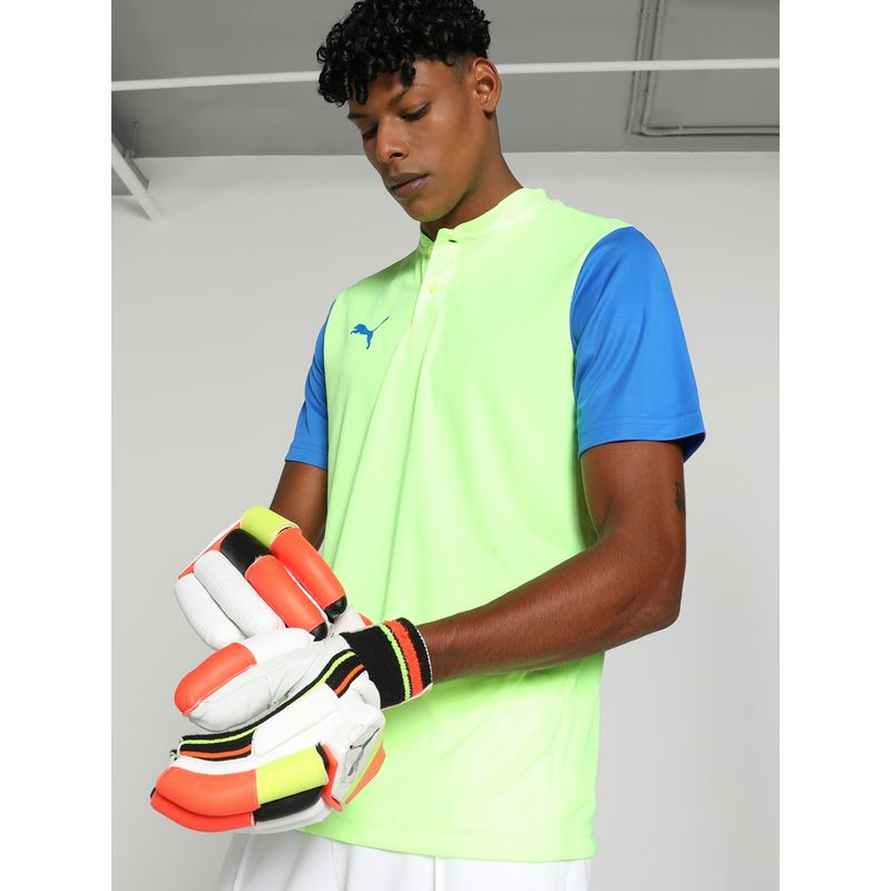Puma Cricket Team Men Yellow T-Shirt (M)