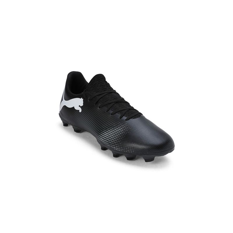 Puma FUTURE 7 PLAY FG-AG Men Black Football Shoes (UK 11)