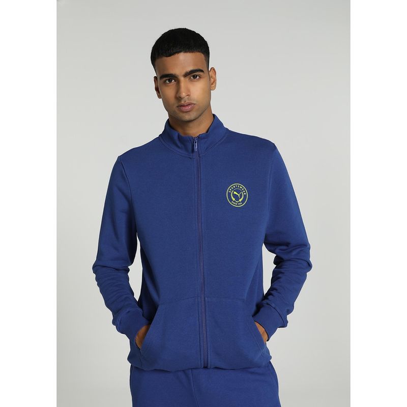 Puma Varsity Graphic FZ Men's Blue Jacket (XL)