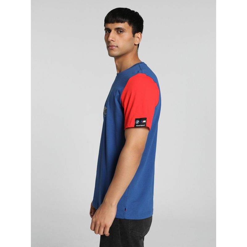 Puma BMW MMS Essentials Graphic Mens Blue T-Shirt (L)