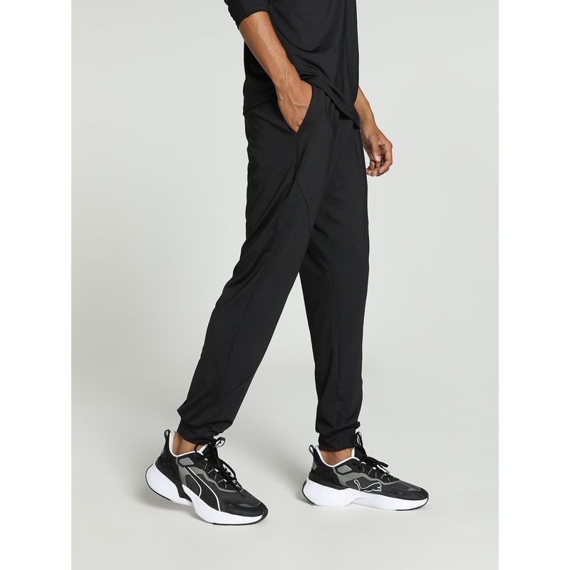 Puma FIT Polyspan Mens Black Joggers (XS)