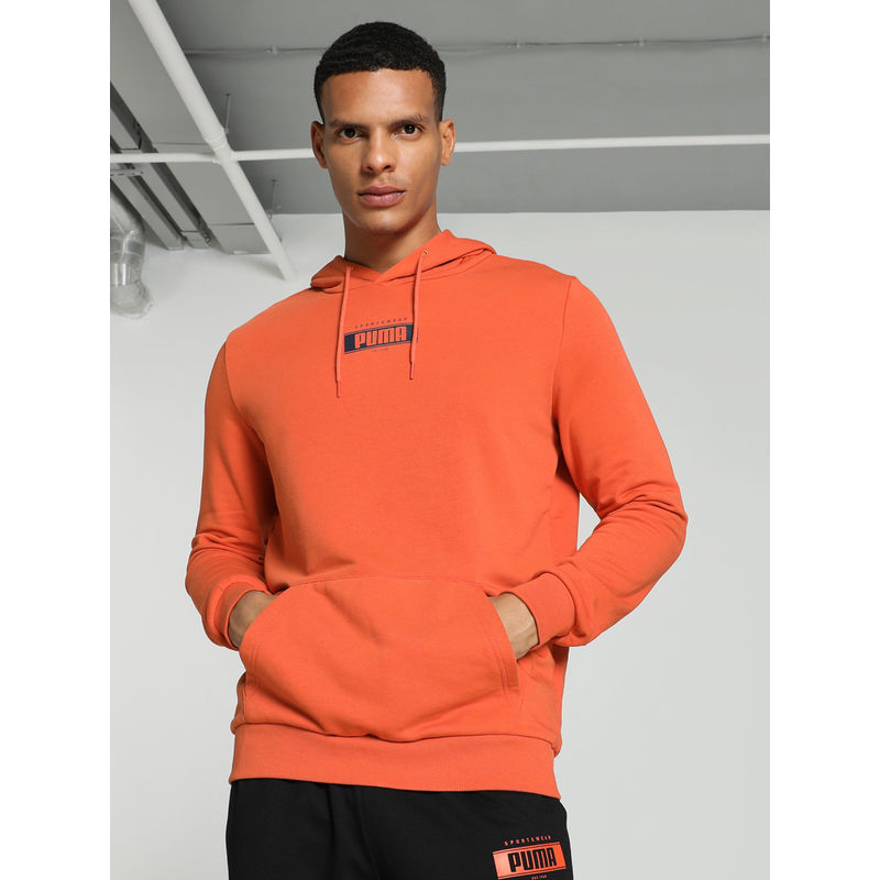 Puma Varsity Graphic OH Mens Black Hoodie (S)