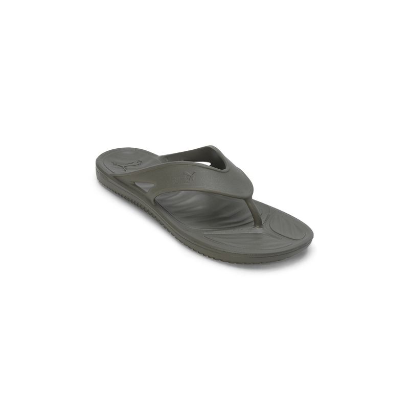 Puma Flymo Injex Unisex Black Flipflops (UK 6)
