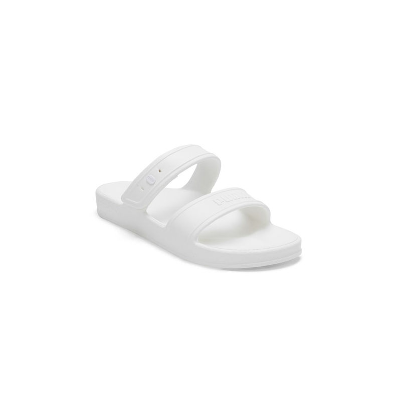 Puma Coscon Unisex White Sliders (UK 9)