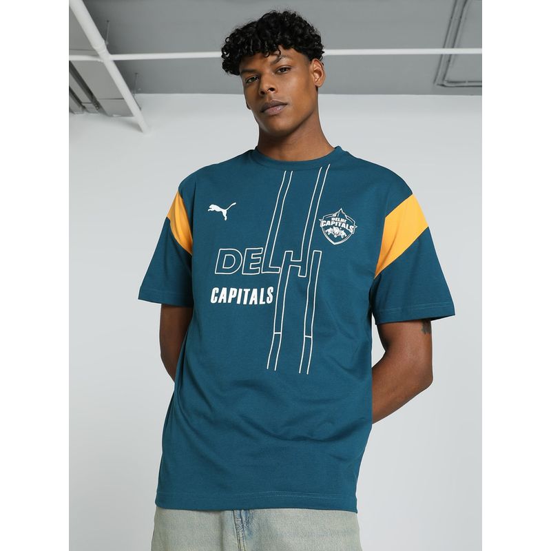 PUMA x DC Men's Graphic Relaxed Fit Cricket Tee (XS)