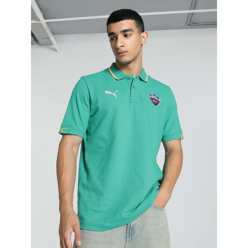 Puma X Dc Polo 1 Mens Green T-Shirt (S)