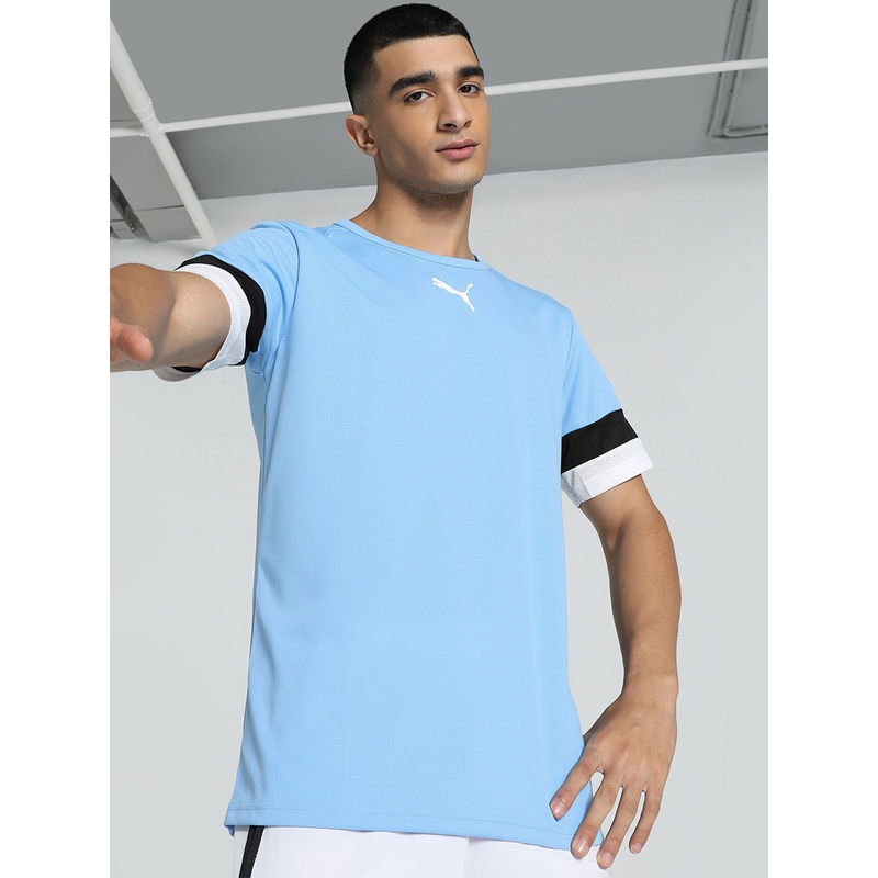 Puma Team Rise Jersey Mens Blue T-Shirt (S)