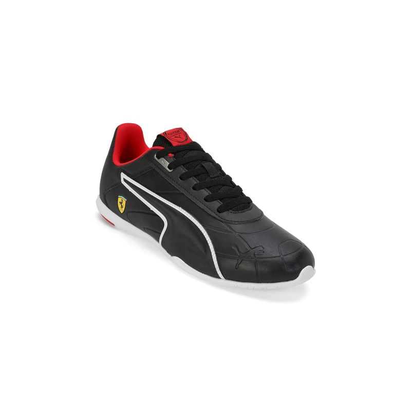 Puma Ferrari Tune Cat Unisex Black Sneakers (UK 8)