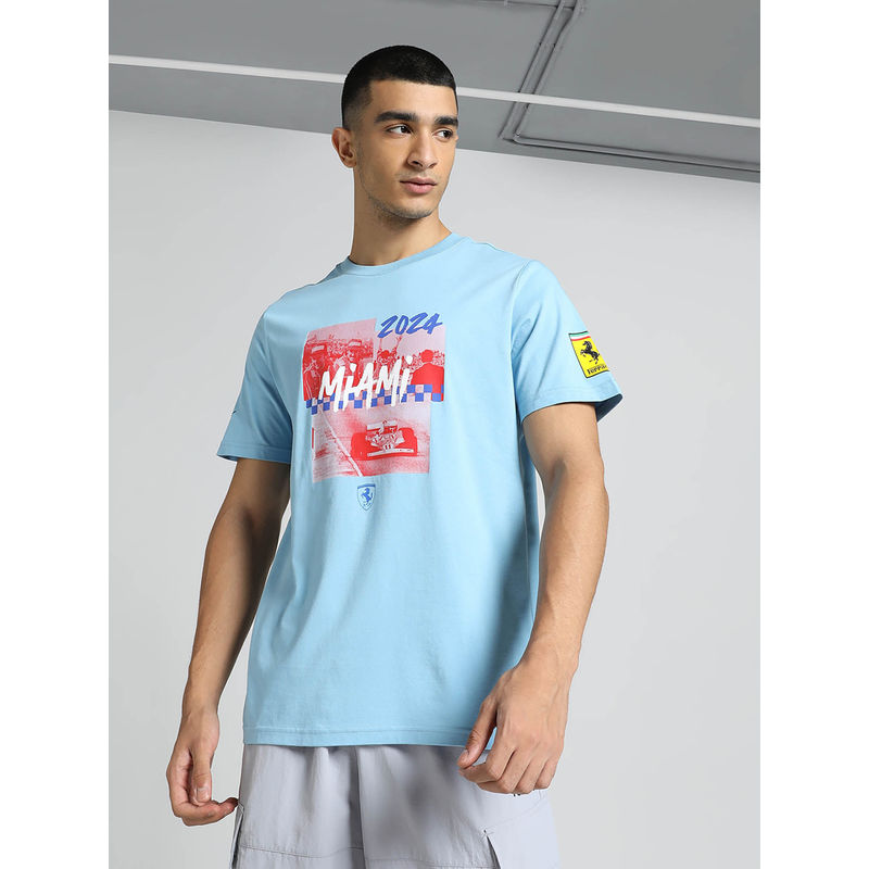 Puma SF Miami Men's Blue T-Shirt (S)