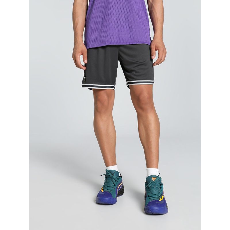Puma Hoops Team Game Men Grey Shorts (XS)