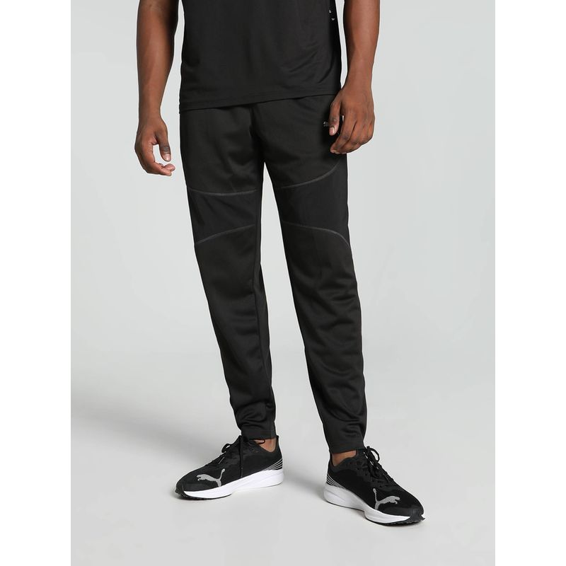 Puma Flex Panelled Tapered Men Black Joggers (S)