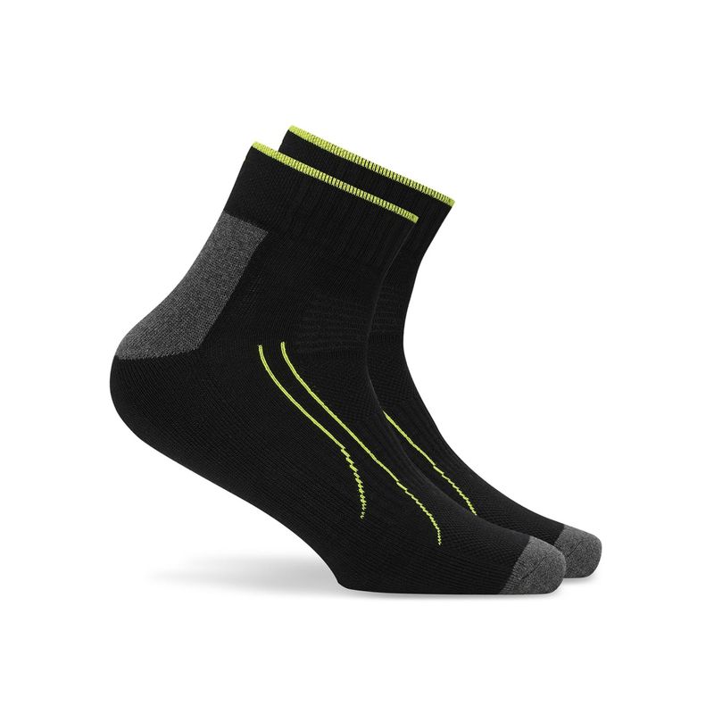 Puma Performance Train Quarter Unisex Black Socks (Pack of 2) (37/40)