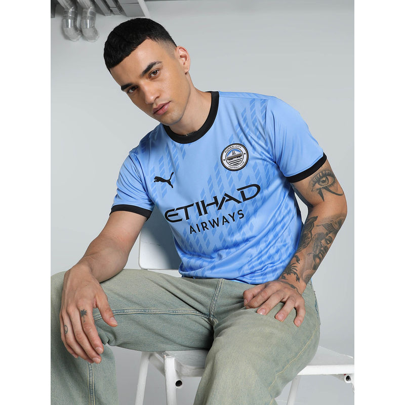 Puma Mfc Home Replica Mens Blue Jersey (XXS)