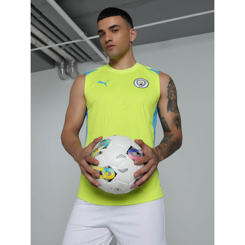 Puma Mcfc Training Sl Pro Men's Yellow Jerseys (L)