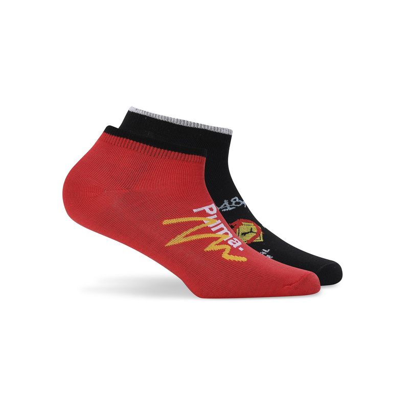 Puma Unisex Multi-Color Printed Socks (Pack of 2) (39/42)