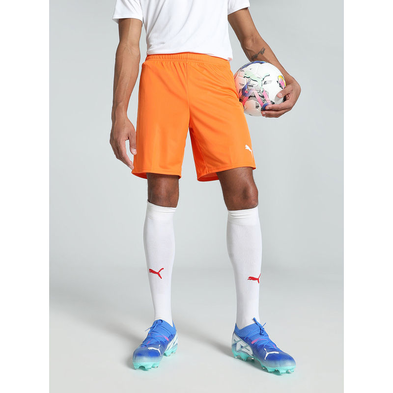 Puma Team Goal Men Orange Shorts (S)