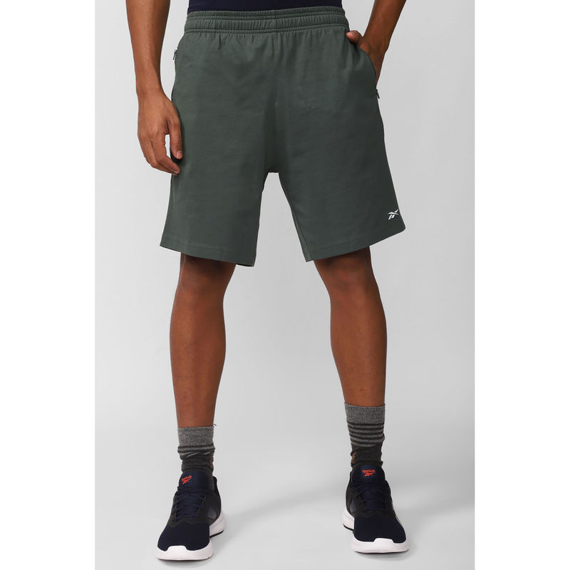 Reebok Mens Te Vec Green Solid Shorts (XS)