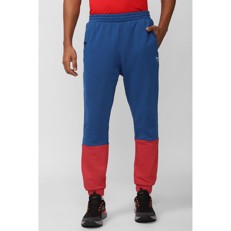 Reebok Mens Wce Blue Colorblock Joggers (XS)