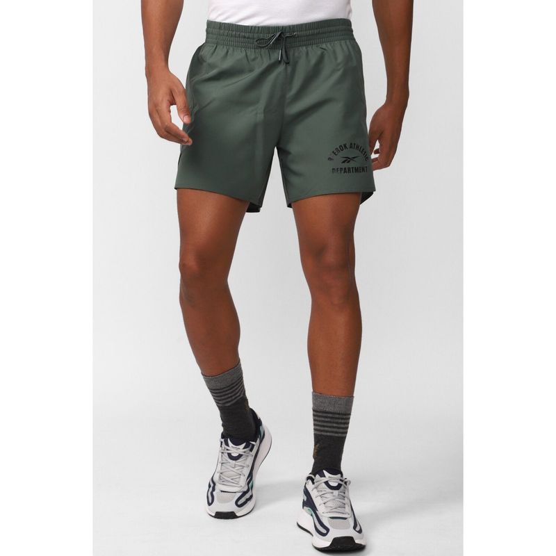 Reebok Mens Train Woven Green Shorts (XL)