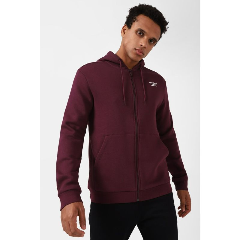 Reebok Mens Ri Left Chest Logo Fz Sweatshirt (M)